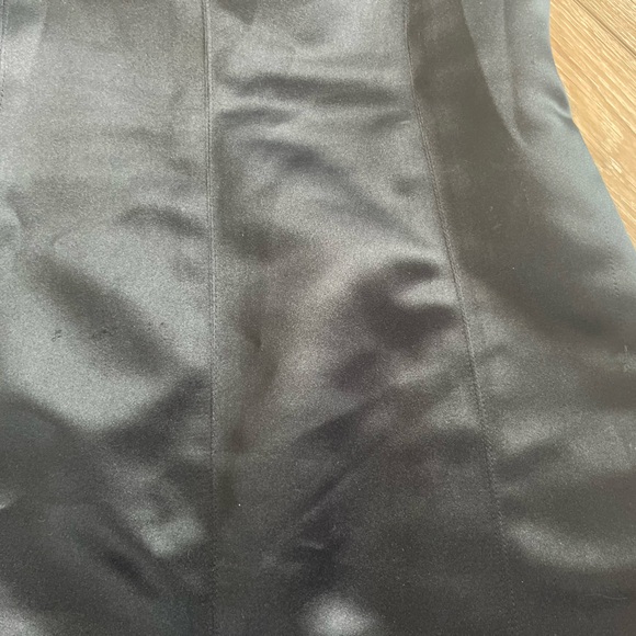 Vintage 1990's style Matthew Eager black gown size 12 - Picture 9 of 9